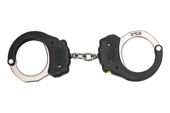 ASP Ultra Plus Chain Handcuffs with 1 Pawl in Yellow Tactical